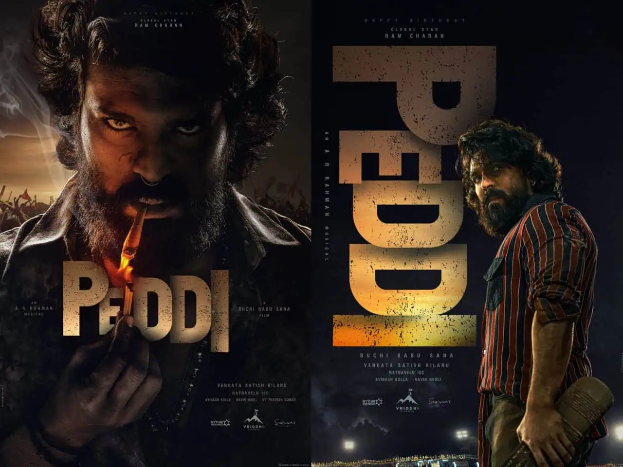 Peddi Movie Ram Charan’s  Pehalwan Avatar poster Released