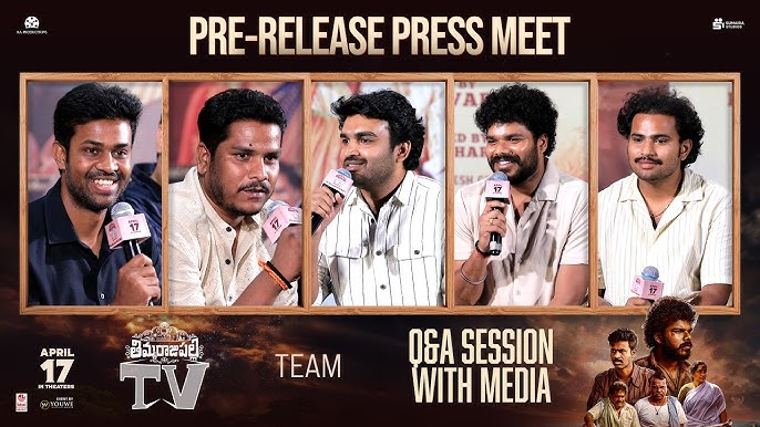Kiran Abbavaram Urges Audiences to Watch Thimmarajupalli TV with Family at Pre-Release Meet