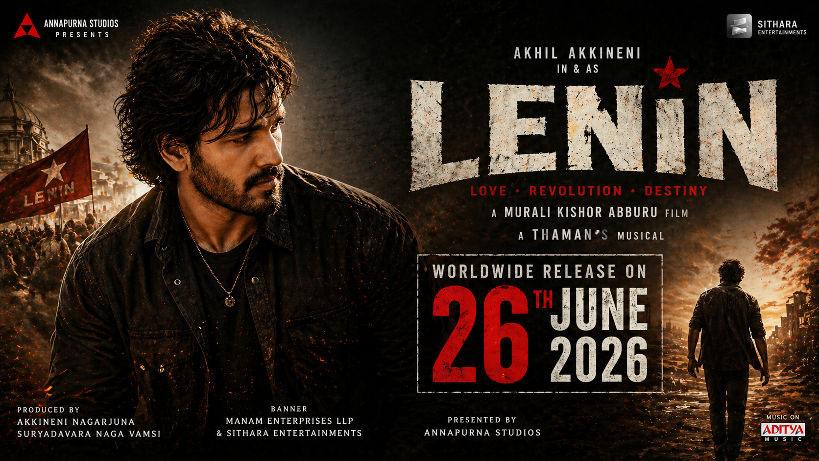 Akhil Akkineni’s Lenin Set for Grand Release on June 26