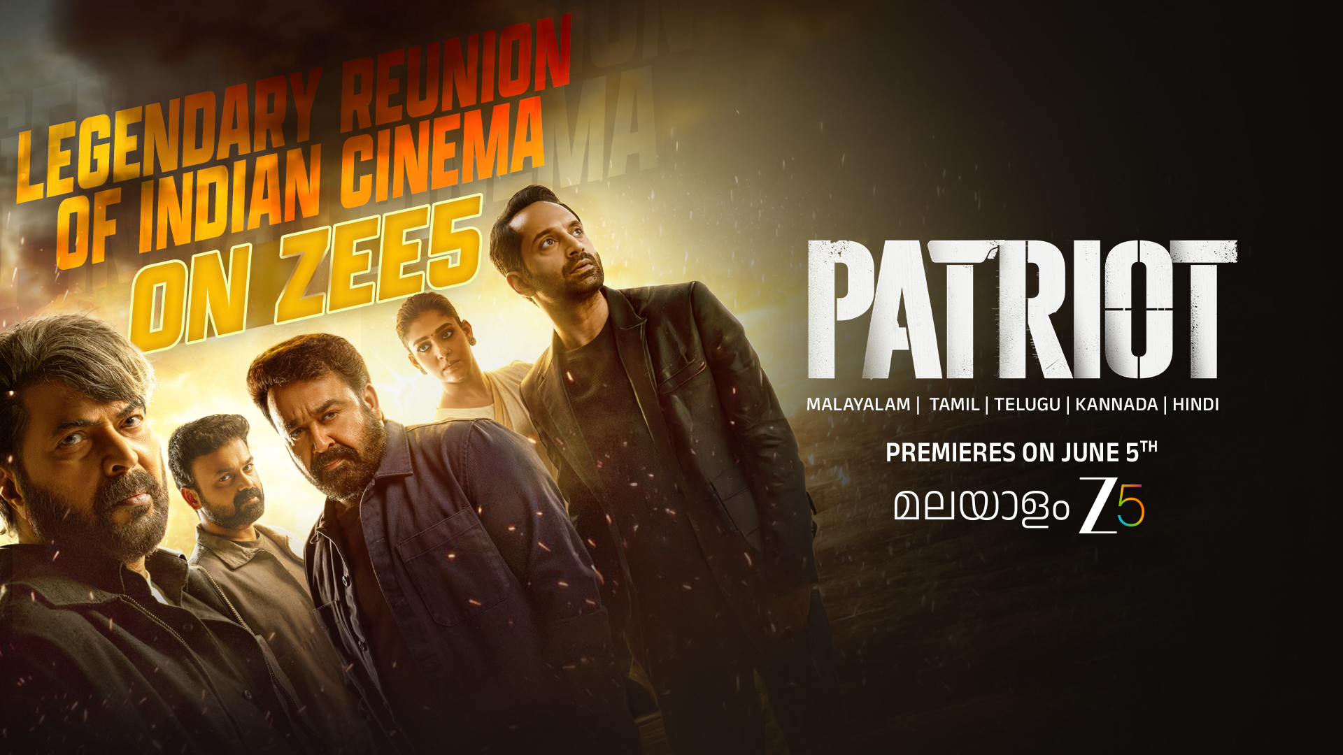  Patriot Movie Premiere Through ZEE5 from 5th June