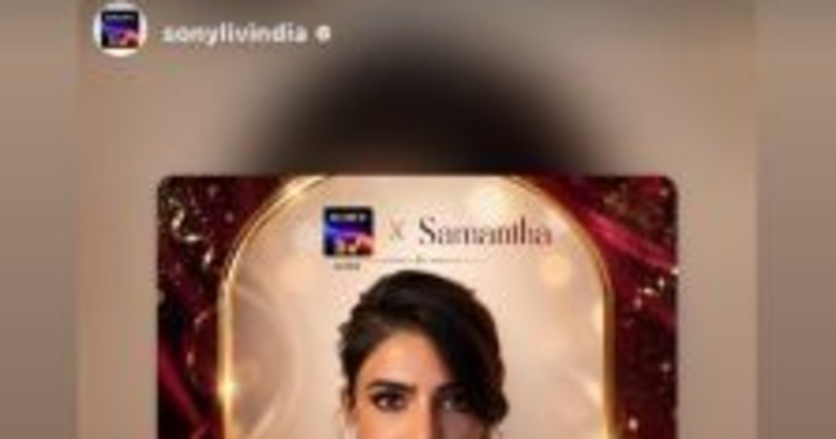 Samantha Collaborates with Sony LIV Tamil