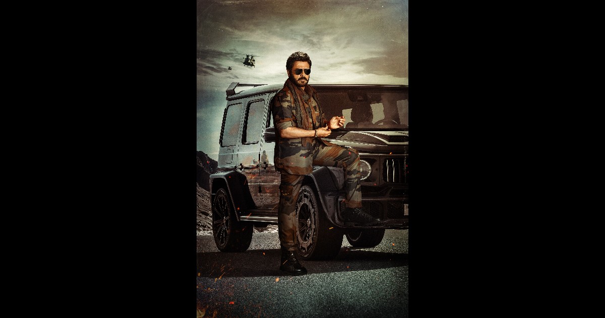  Victory Venkatesh Intense First Look As Lt. Colonel Venkat Reddy