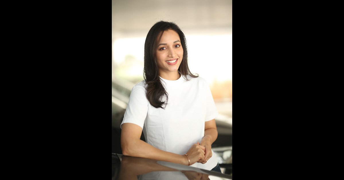 Srinidhi Shetty With Media For Aadarsha Kutumbam – House No. 47 Movie