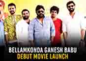 Ganesh Bellamkonda New Movie Launch Video