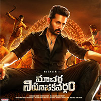 Macherla Niyojakavargam Movie Nithin Look