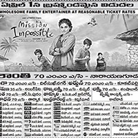 Mission Impossible Movie Nizam Theaters List