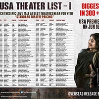 Virataparvam Movie USA Theaters List