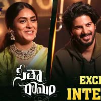 Dulquer Salman Mrunal Thakur Interview Video