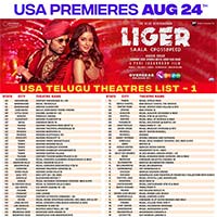Liger Movie USA Theaters List