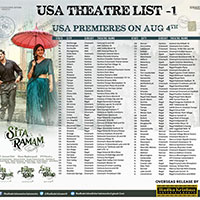 Sita Ramam Movie USA Theaters List