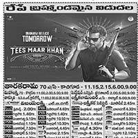 Tees Maar Khan Movie Nizam Theaters List