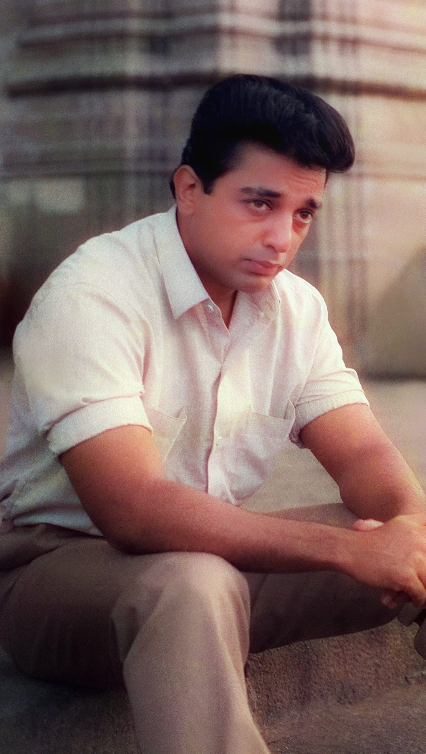 Happy Birthday Kamal Haasan. Still from his Nayakudu movie.