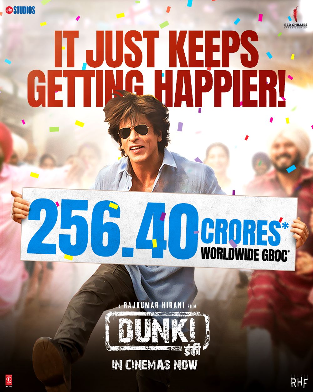 Dunki Movie crosses Rs 250 Crore Worldwide