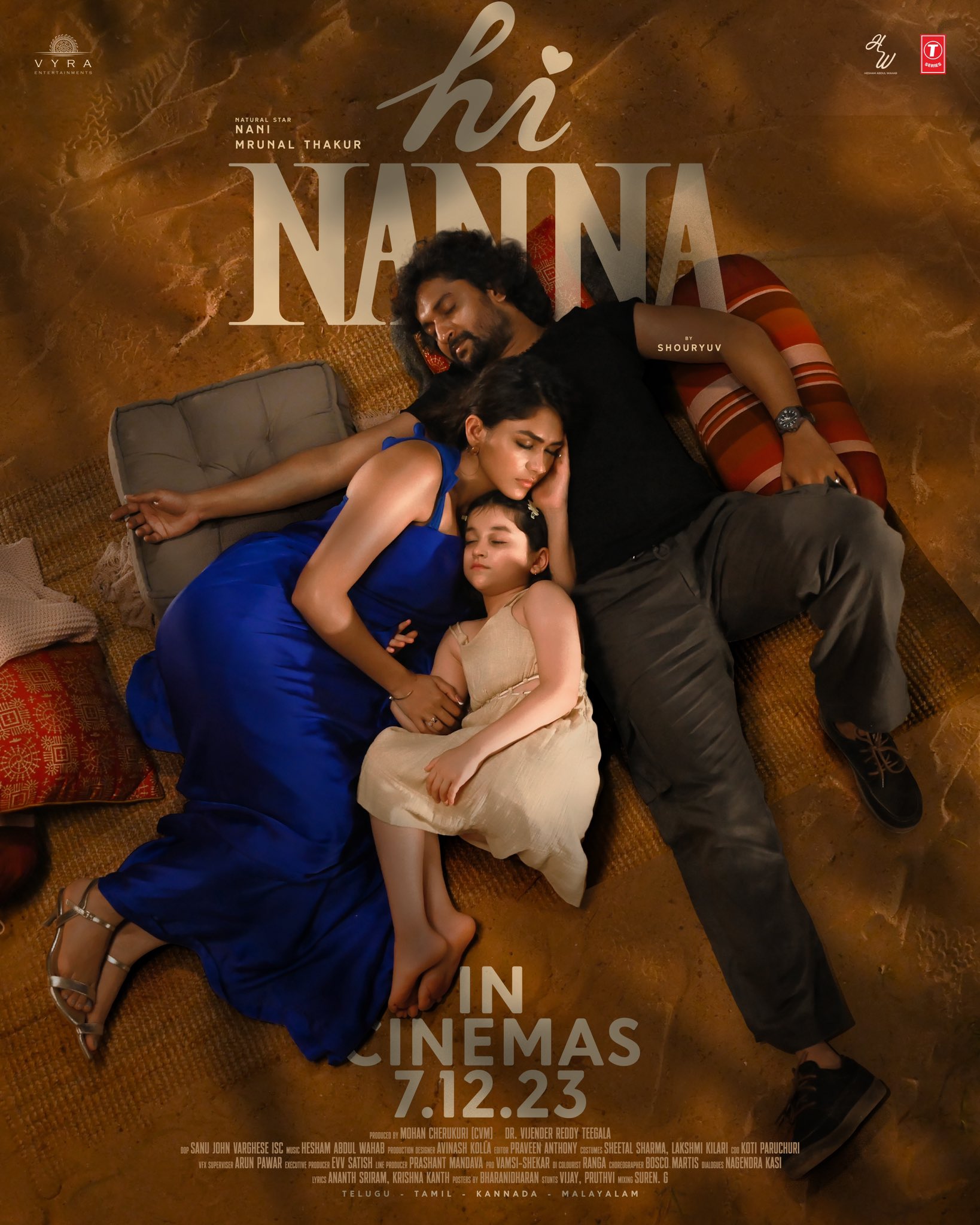 Hi Nanna Movie First Day Share in Both Telugu States