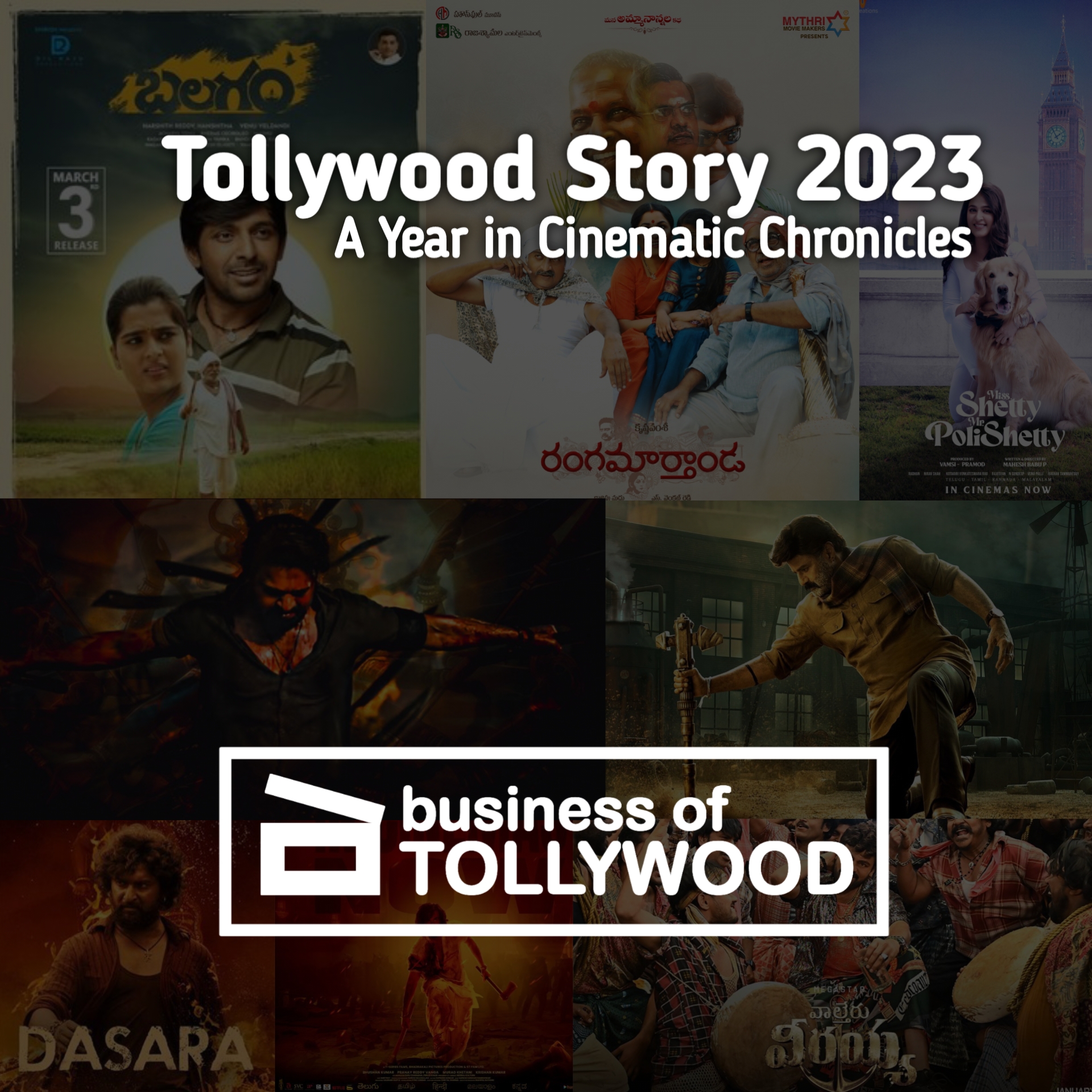 Tollywood Story 2023: A Year in Cinematic Chronicles