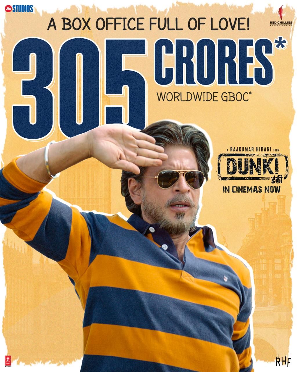 Dunki Movie Crosses 300 Crore Mark