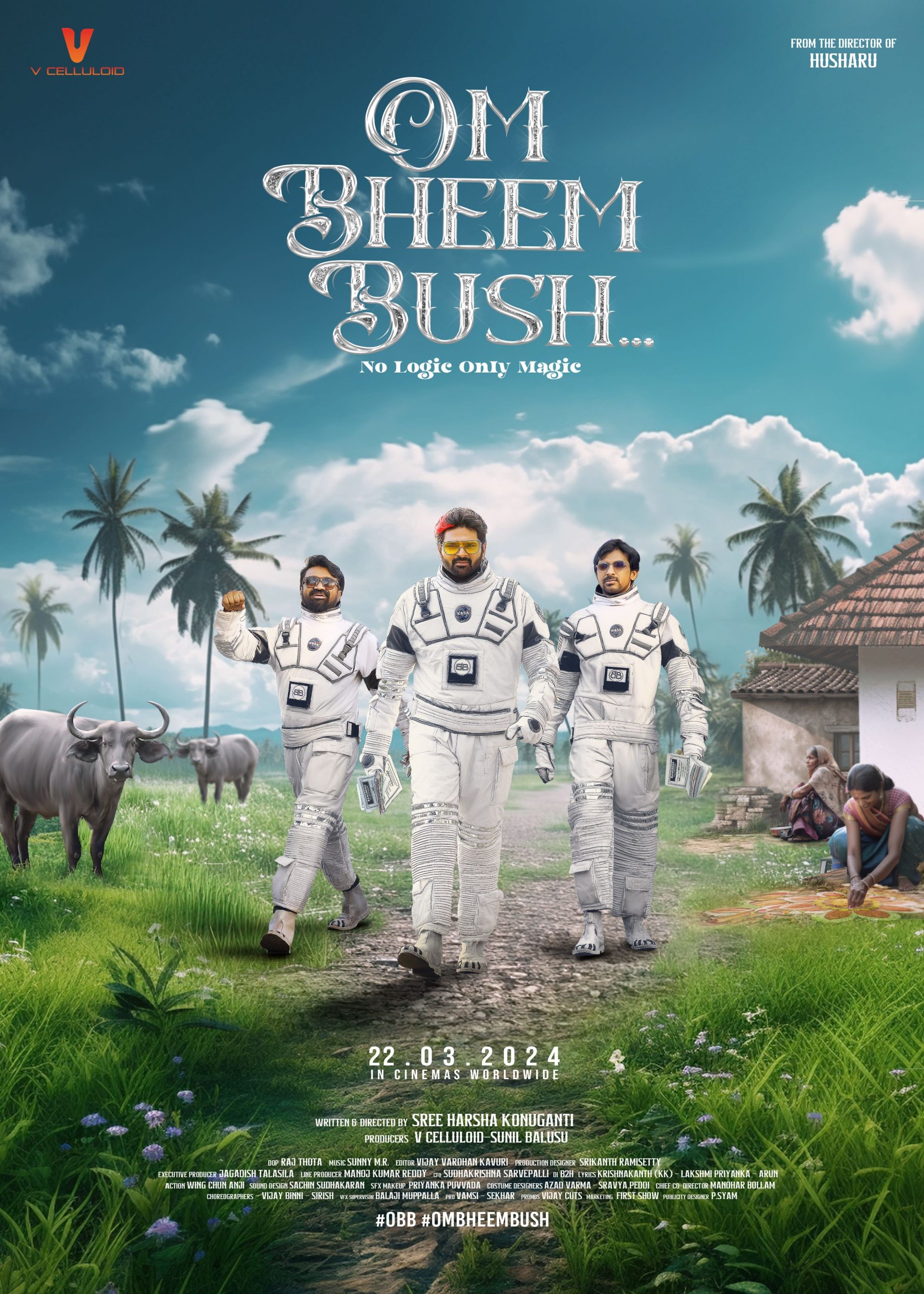 Om Bheem Bush Movie First Look Released