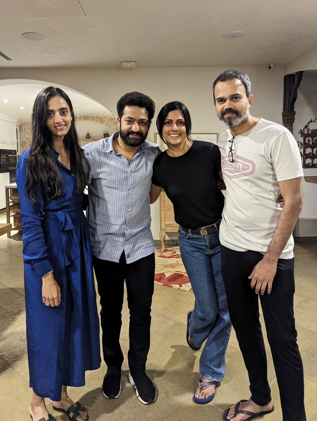 Jr NTR, Prashanth Neel, Rishabh Shetty, Ravi Shankar Yalamanchili, Vijay Kiragandur Photos