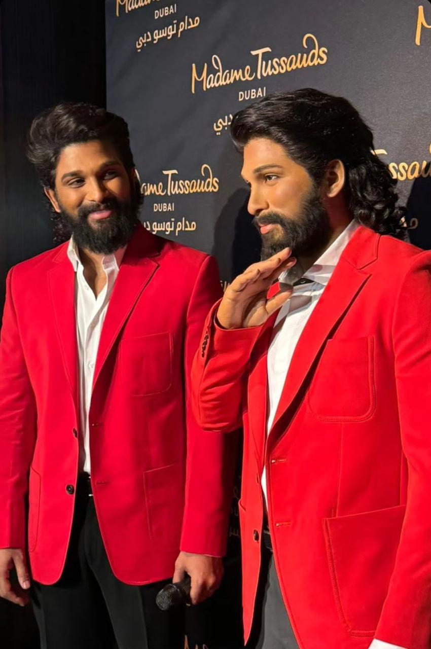 Allu Arjun Unveils Wax Statue in Dubai’s Madame Tussauds