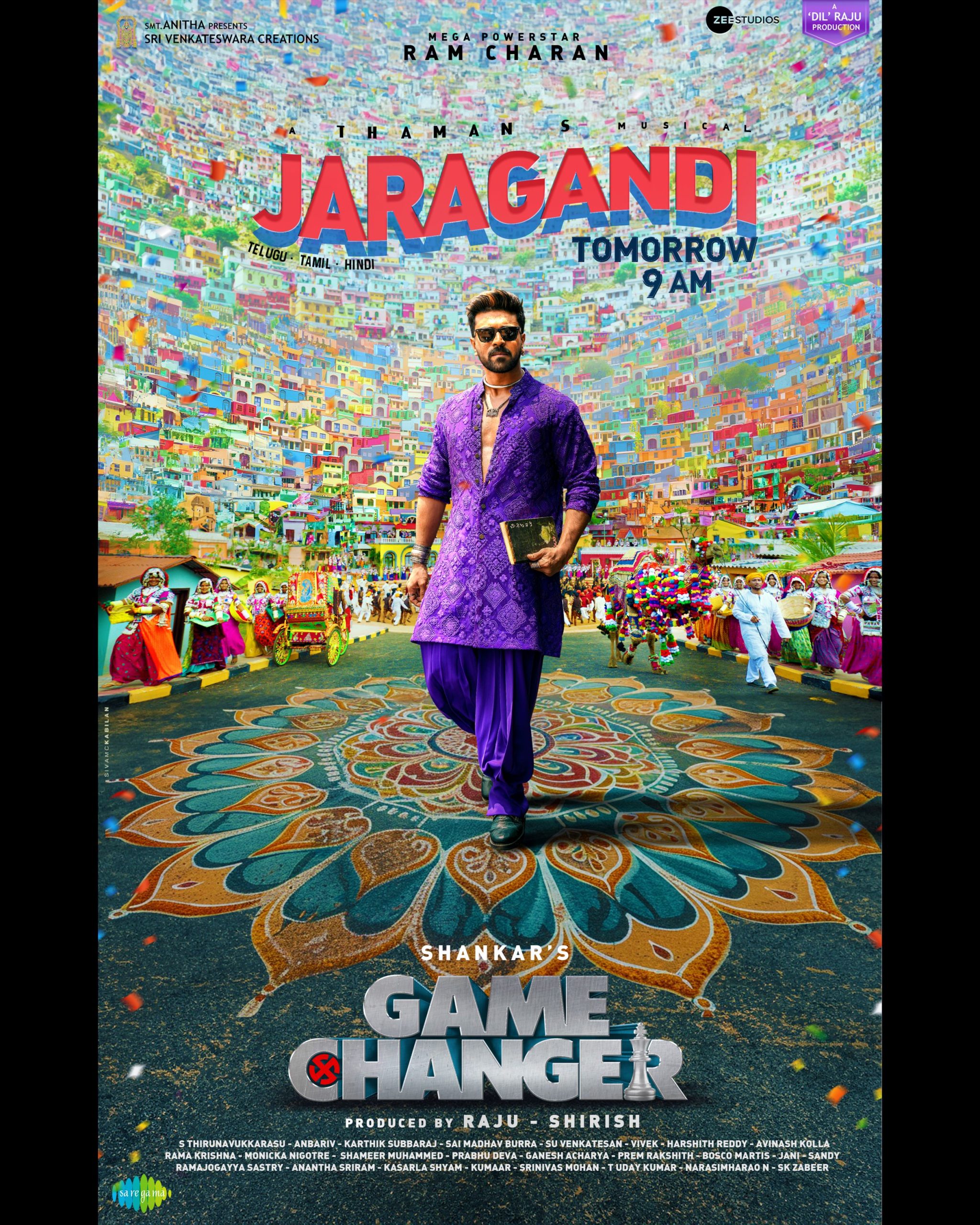 Game Changer Movie Song Release Tomorrow