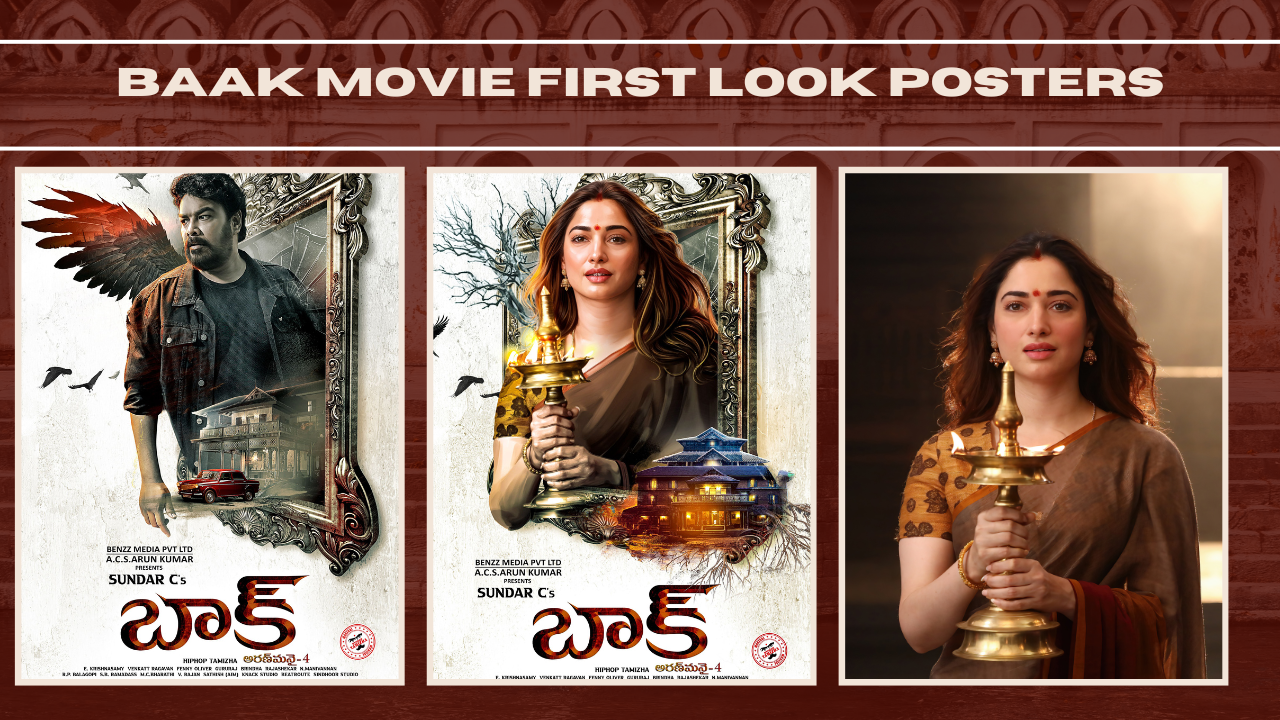 Baak Movie Sundar C and Tamanna First Look Posters Launched