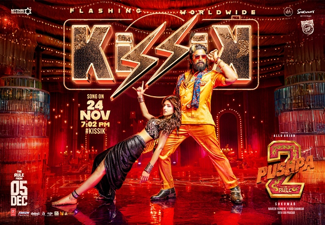 Pushpa 2 Movie Kissik Song Release On 24th November 2024