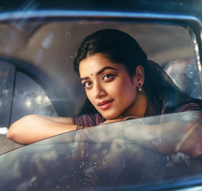 Kaantha Movie Bhagyasri Borse Poster released