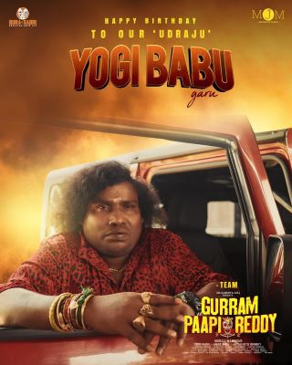 Gurram Paapi Reddy Movie Yogi Babu Birthday Poster Released